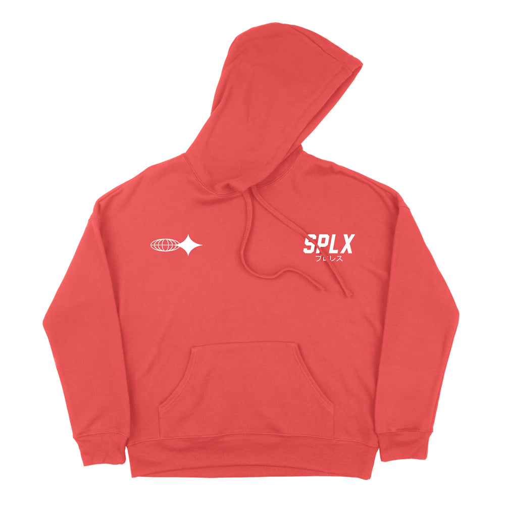 Soft red hoodie sale