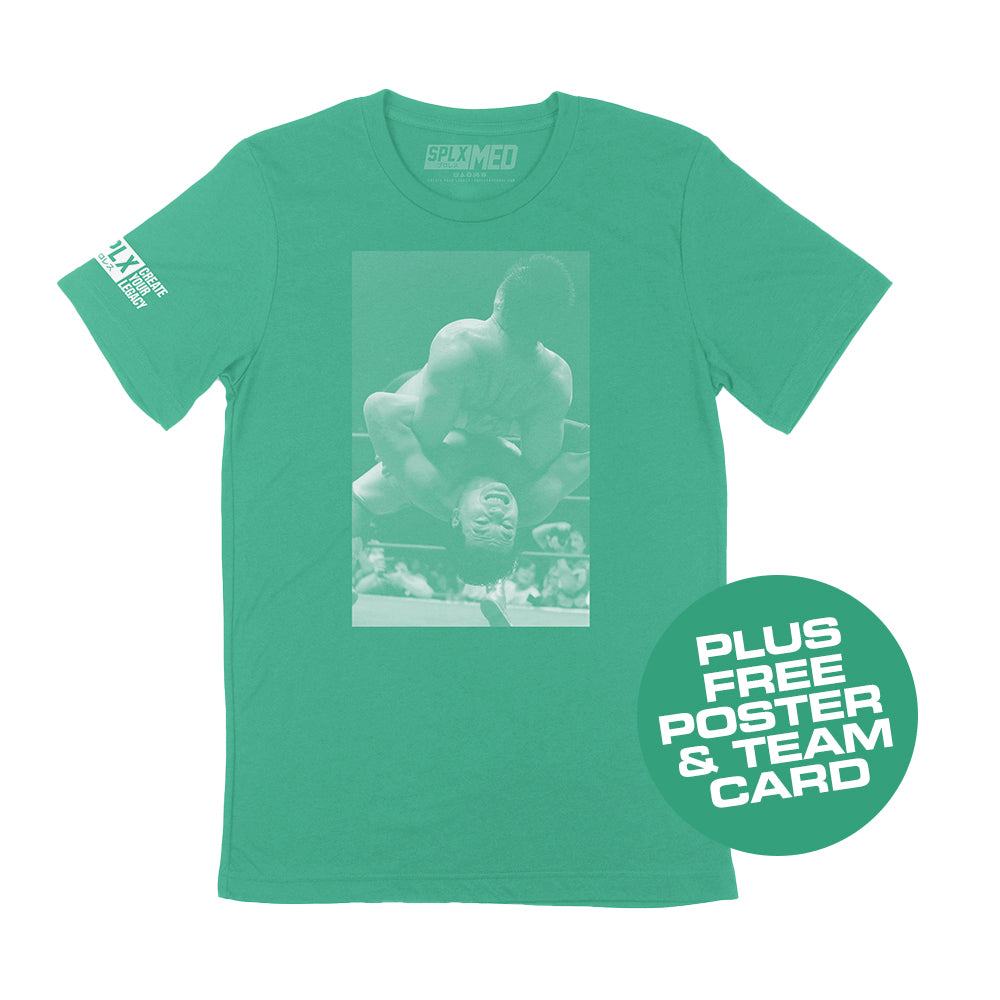 Official Mitsuharu Misawa x SPLX TShirt (Green) SPLX Apparel