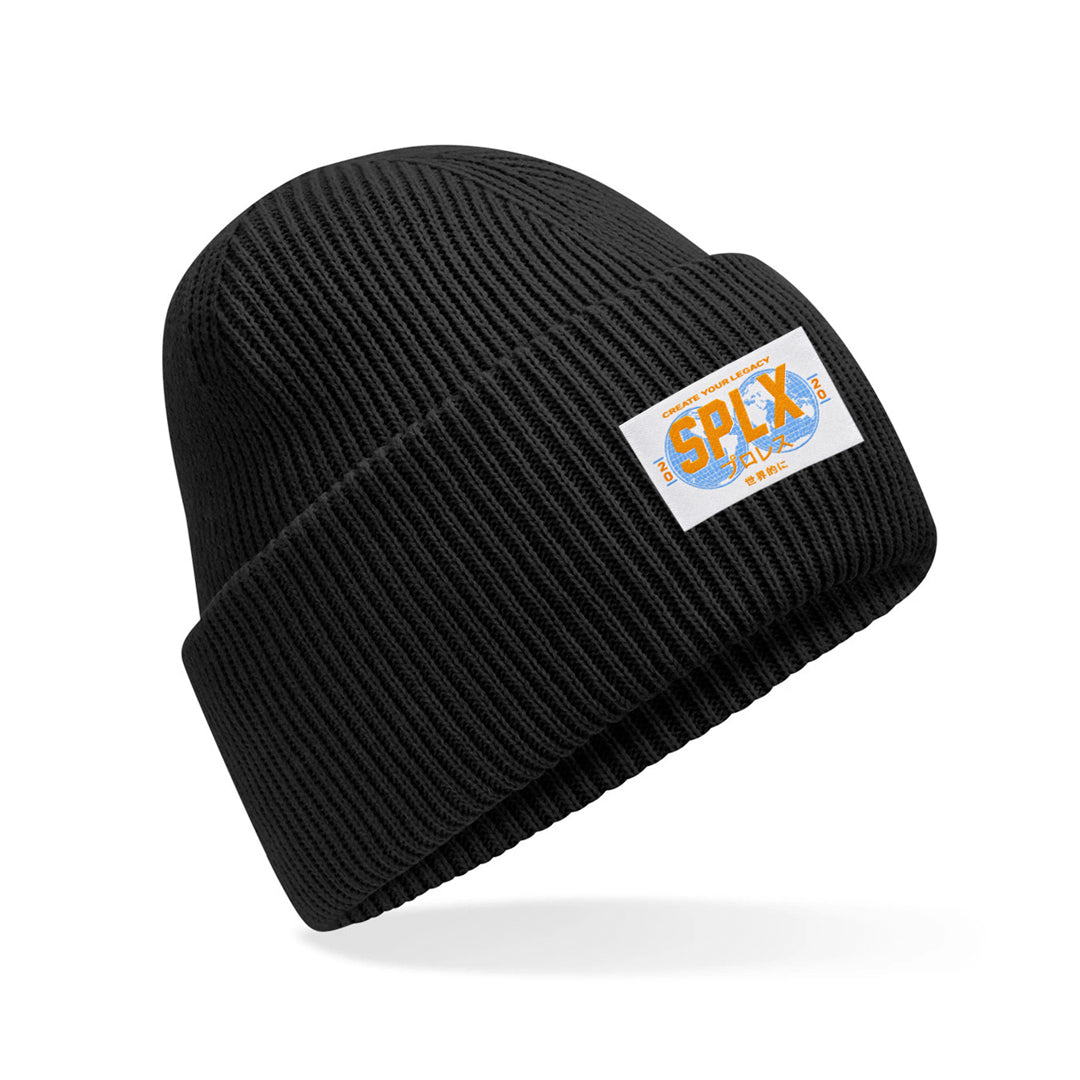 SPLX Classic Deep-Cuffed Beanie (Black)