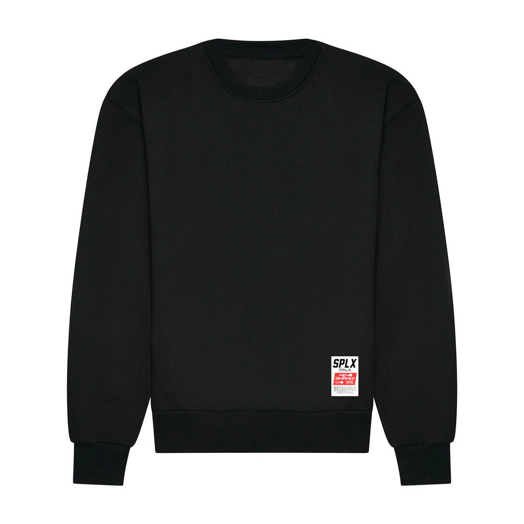 SPLX Heavyweight Sweater 440gsm (Black)